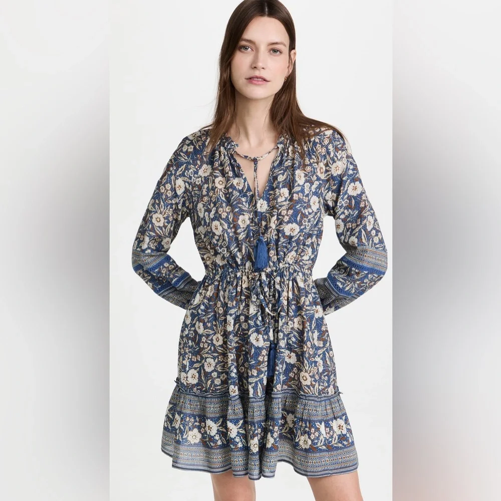 NWT $448 Veronica Beard Danica Printed Floral Dress